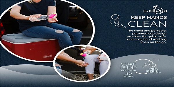 Suds2Go Refillable Caps Review: Portable Hand Washing Anywhere